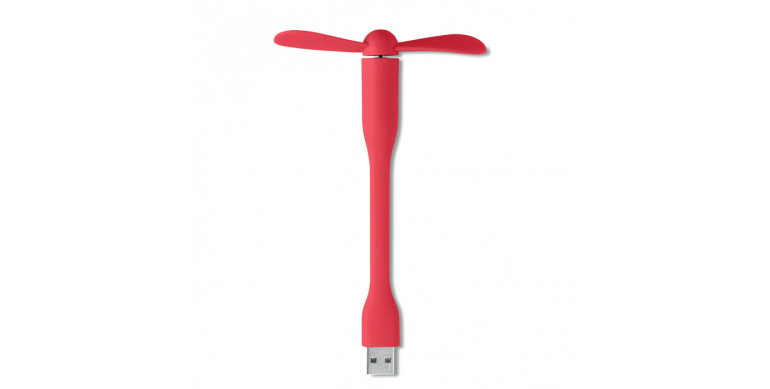 Ventilador portátil USB Tatsumaki rojo