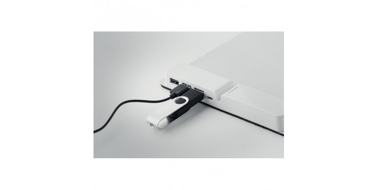 Alfombrilla Hub USB 3 puertos Techpad blanco