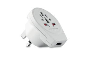 Adaptador para UK USB Skross ® blanco