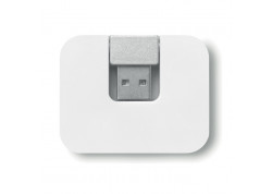 Hub USB 4 puertos Square blanco