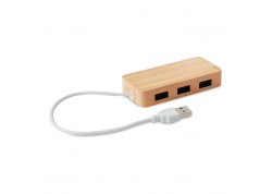 Hub USB de 3 puertos 2.0 Vina madera